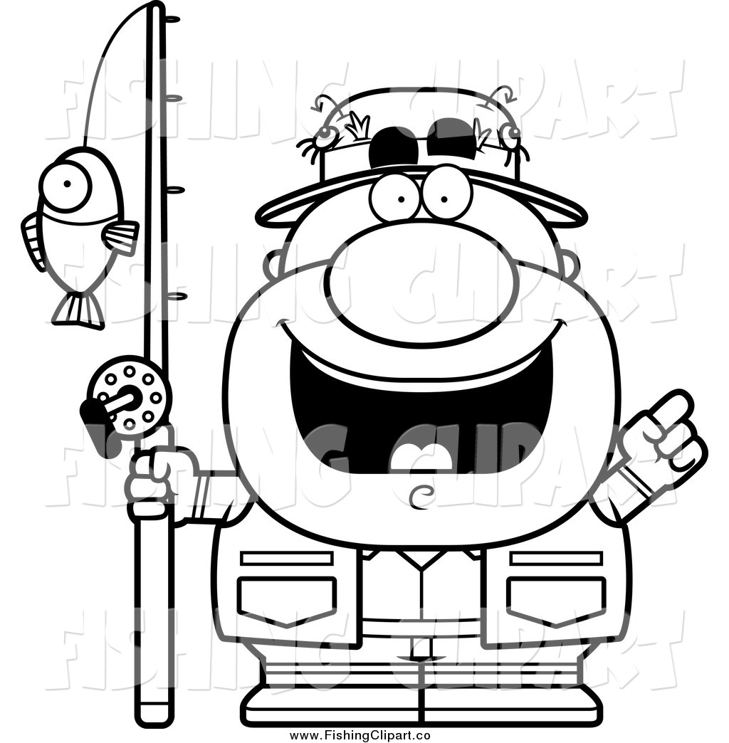 1024x1044 Royalty Free Black And White Stock Fishing Designs