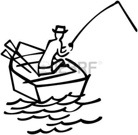 450x440 Fisherman Catching Fish Royalty Free Cliparts, Vectors, And Stock