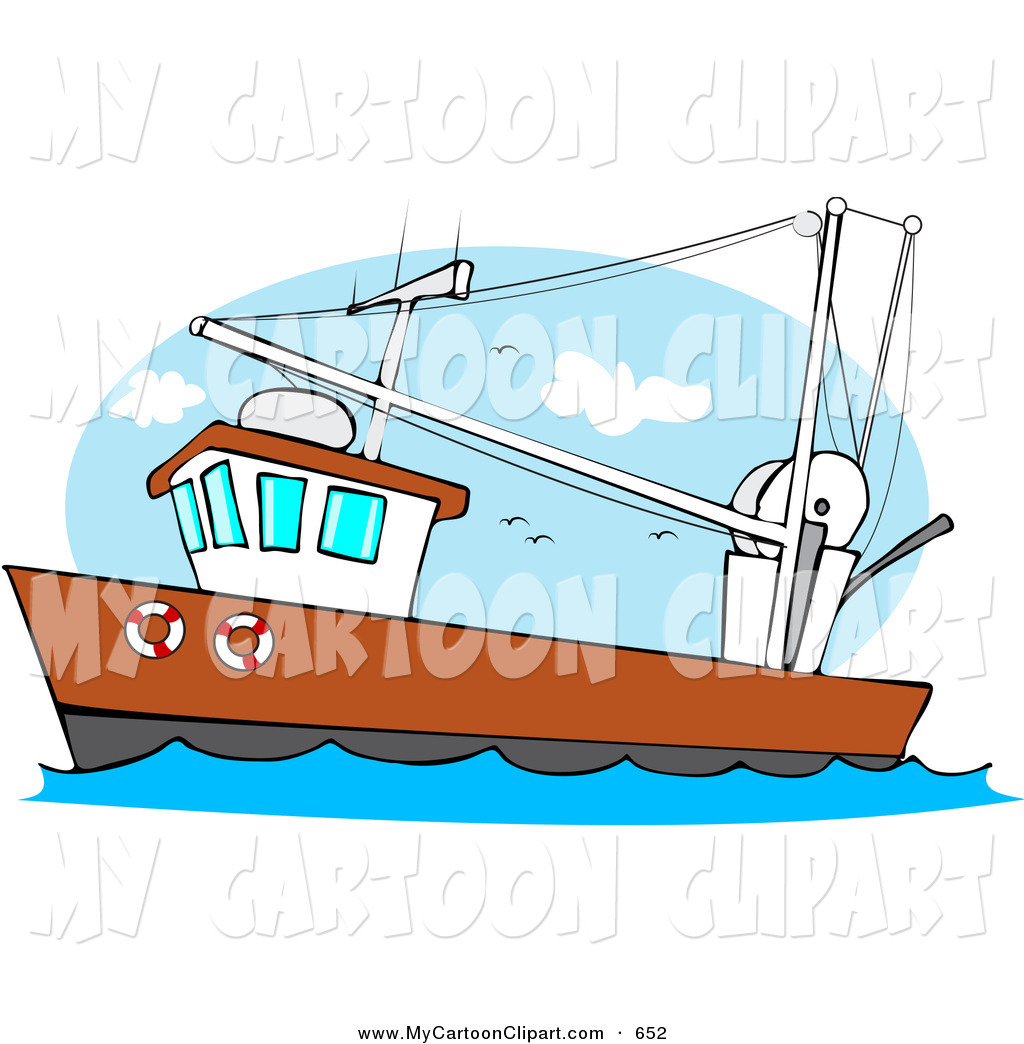 1024x1044 Clip Art Of A Trawler Fishing Boat