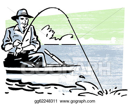 Fishing Boat Clipart Black White | Free download on ClipArtMag