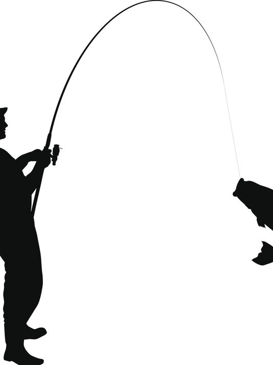 534x712 Fishing Clipart Silhouette