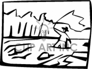 300x225 Fishing Birthday Clipart