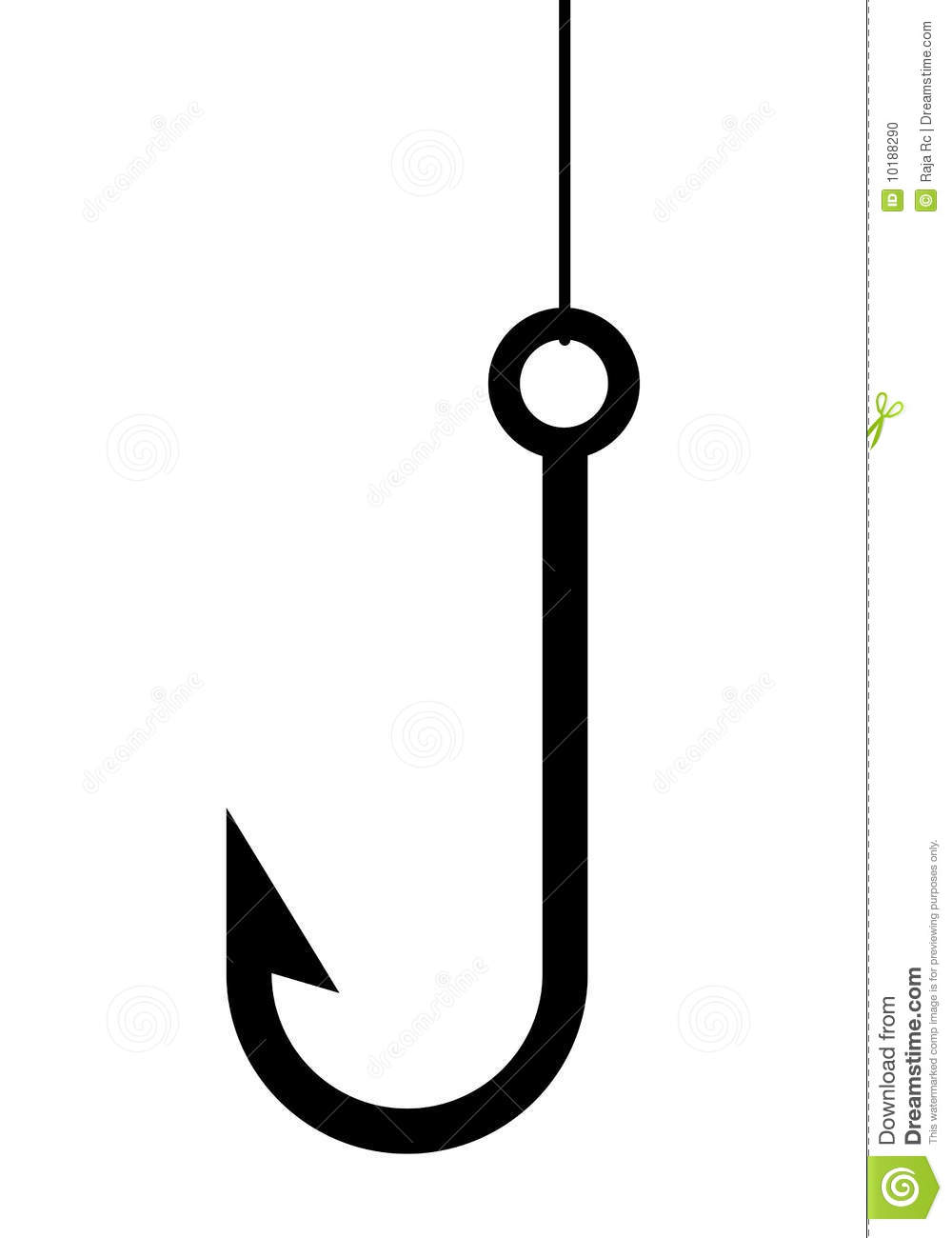 1000x1300 Fish Hook Clipart