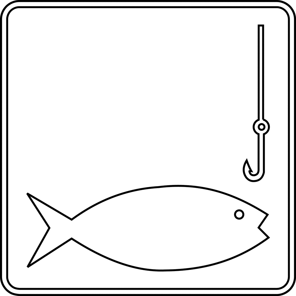 1024x1024 Clip Art Fish Bass Fishing Clip Art Free Printable Fish Stencils 2