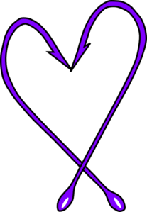 207x299 Fishing Hook Heart Clip Art
