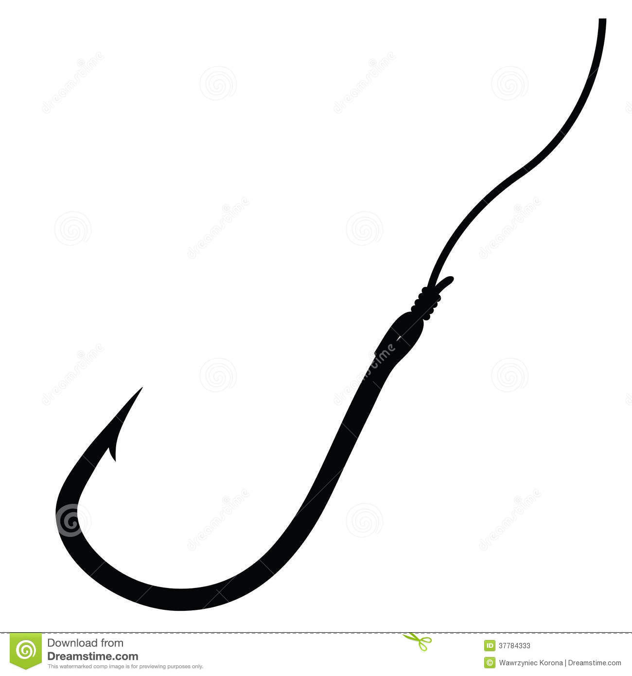 1300x1390 Heart Fish Hook Clipart