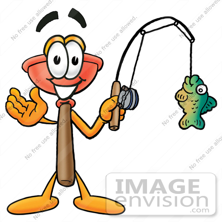 450x450 Clip Art Graphic Of A Plumbing Toilet Or Sink Plunger Cartoon