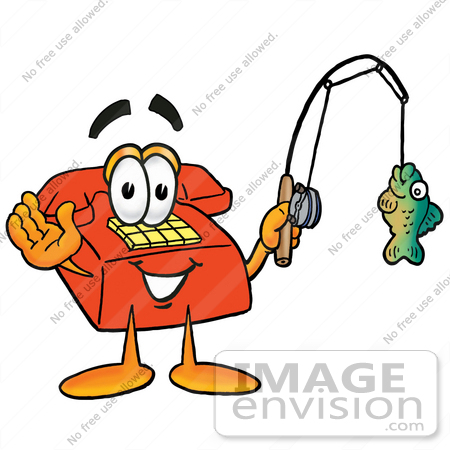 450x450 Clip Art Graphic Of A Red Landline Telephone Cartoon Character