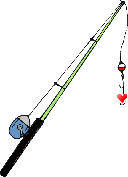 432x598 Free Fishing Pole Clipart Image