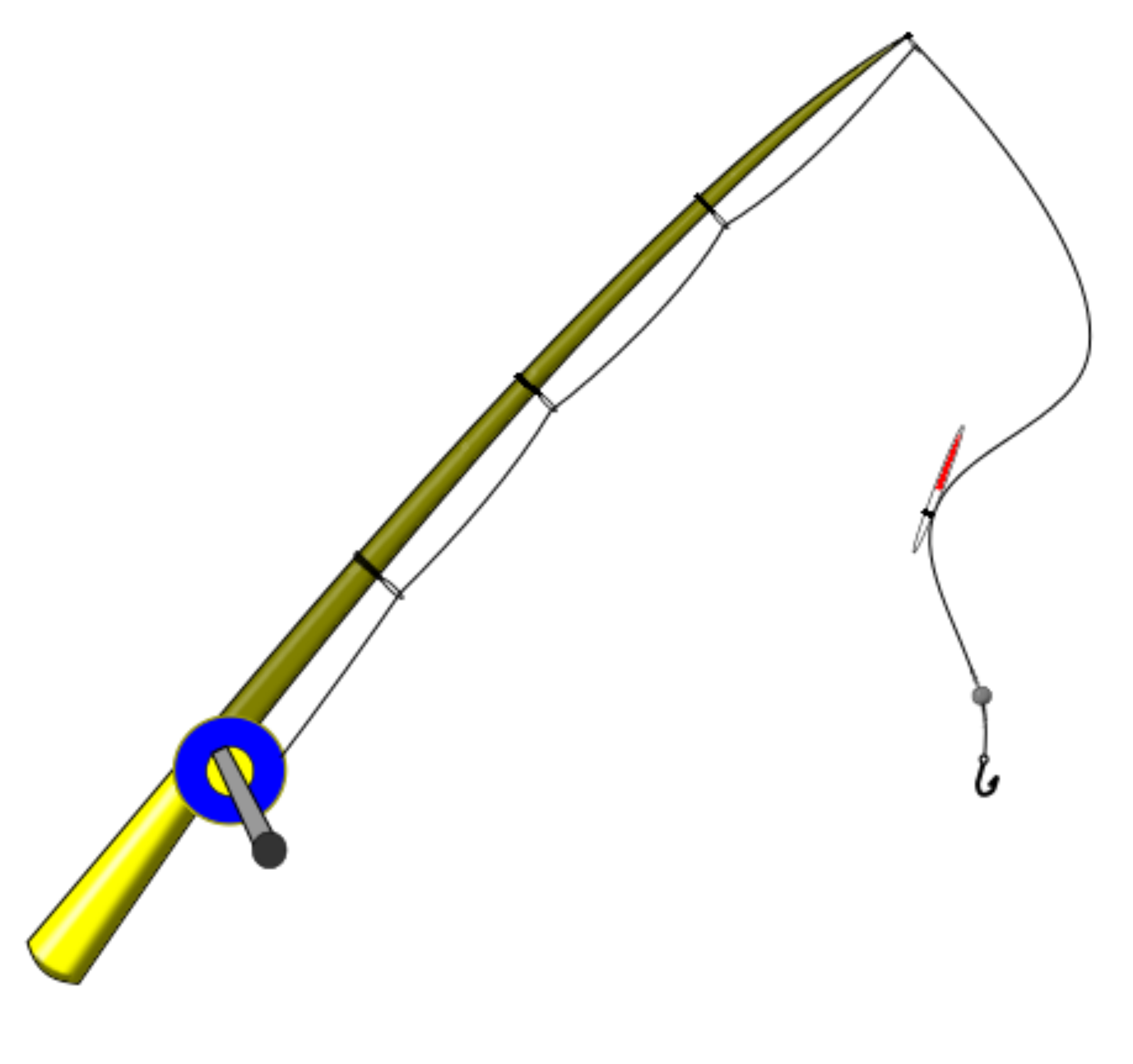 2400x2254 Clipart Fishing Pole