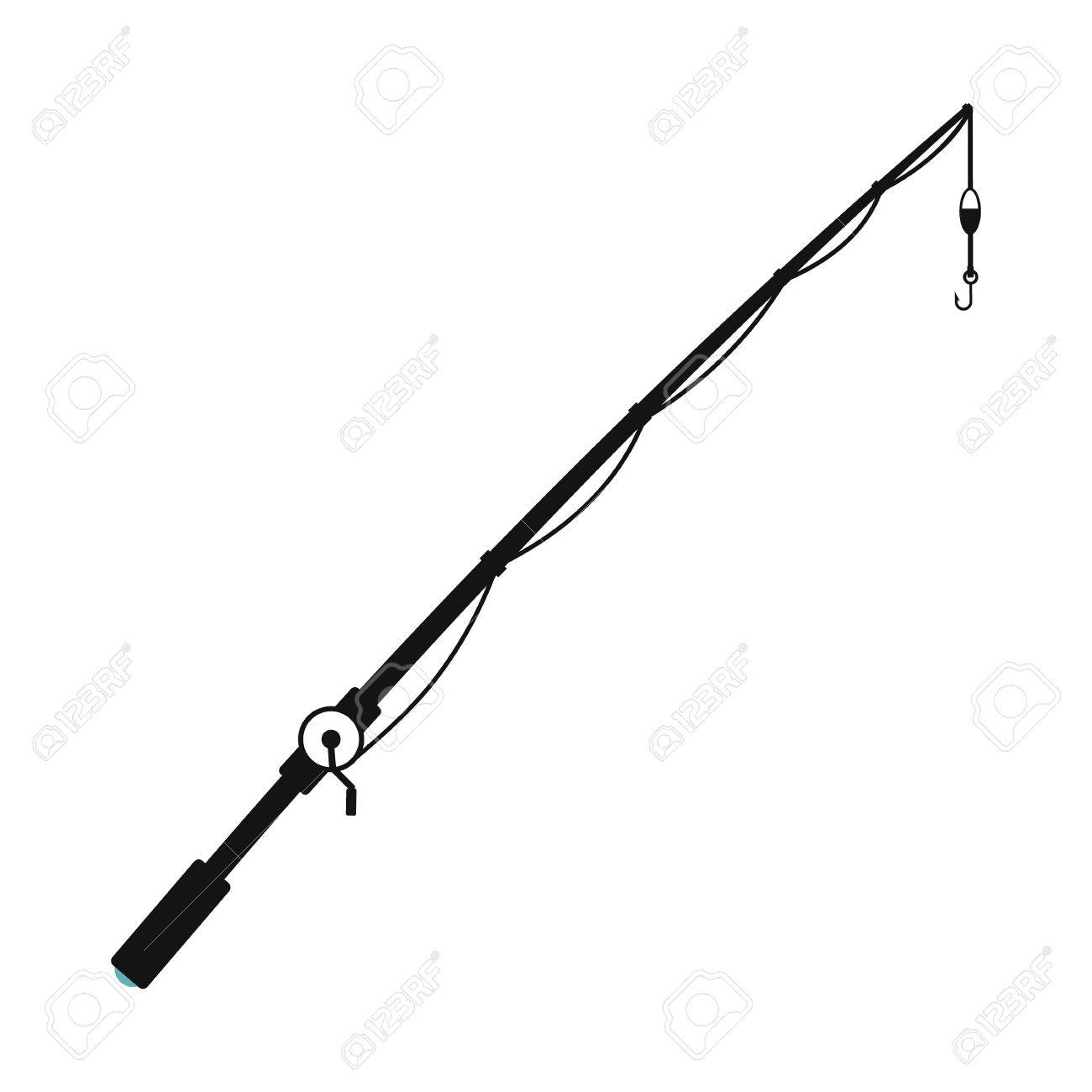 1300x1300 White Fishing Rod