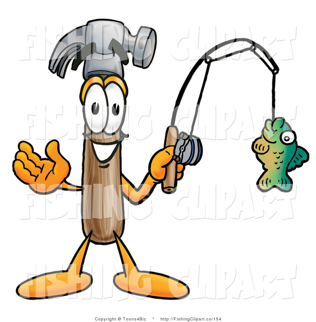 1024x1044 Cliprt Of Friendly Hammer Mascot Cartoon Character Holding