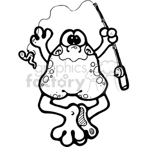 Fishing Pole Clipart Black And White