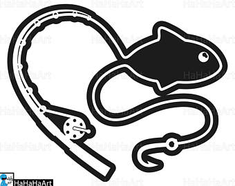 340x270 Fishing Rod Svg File Etsy