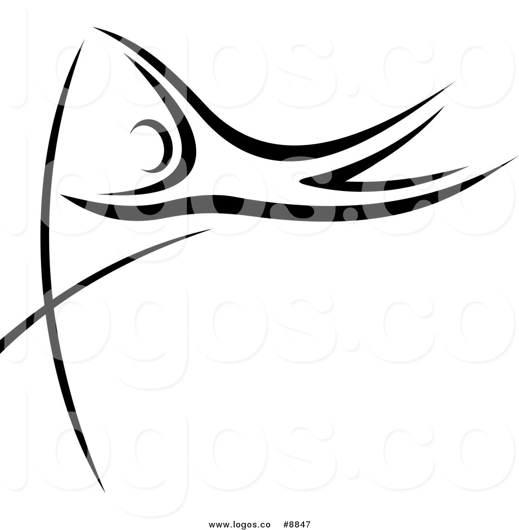 1024x1044 Royalty Free Clip Art Vector Logo Of A Black And White Pole