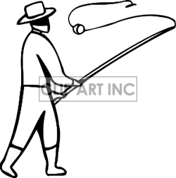 250x252 Bent Fishing Pole Clipart Clipart Panda