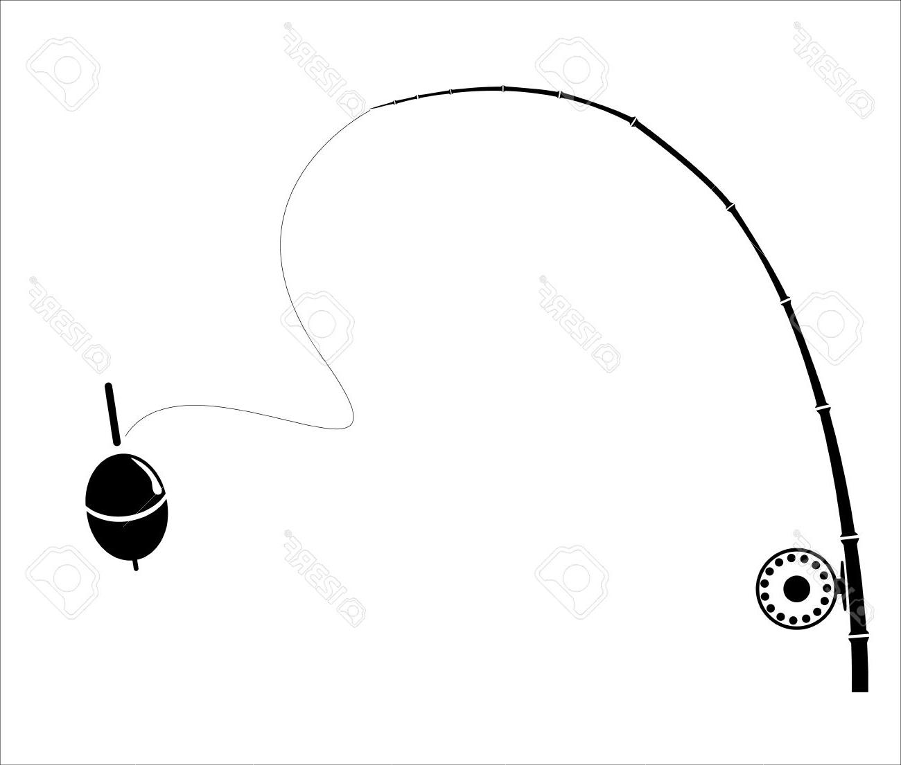 Fishing Pole Clipart Black And White | Free download on ClipArtMag