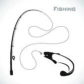 170x170 Isolated Fishing Rod Clip Art