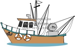 300x189 Boat Clipart Fishing