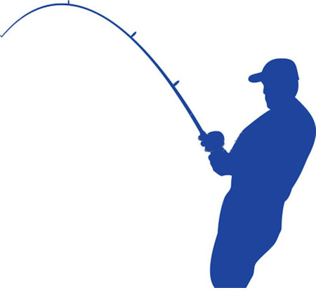 450x430 Fishing Rod Pole Clipart