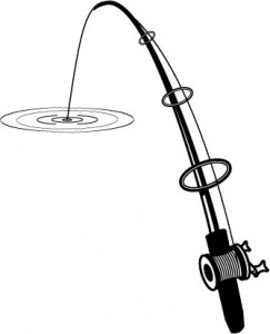 243x300 Fishing Rod Clipart Bent