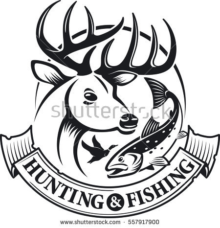 450x466 Fishing Clipart Hunting And Fishing