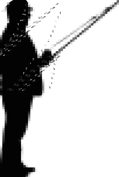408x609 Fisherman, Outline, Fishing, Angling, Silhouette, Hobby, Rod, Bar