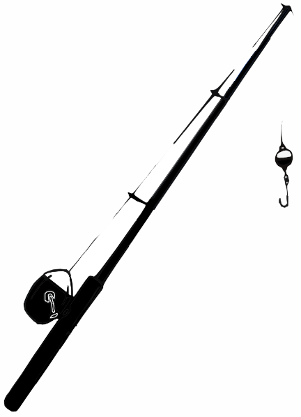 432x598 Fishing Pole Silhouette Clipart Panda