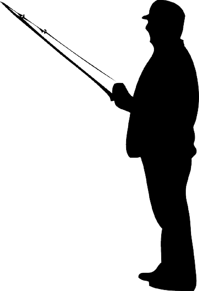 800x1168 Silhouette, Sport, Fisherman, Standing, Fishing, Rod