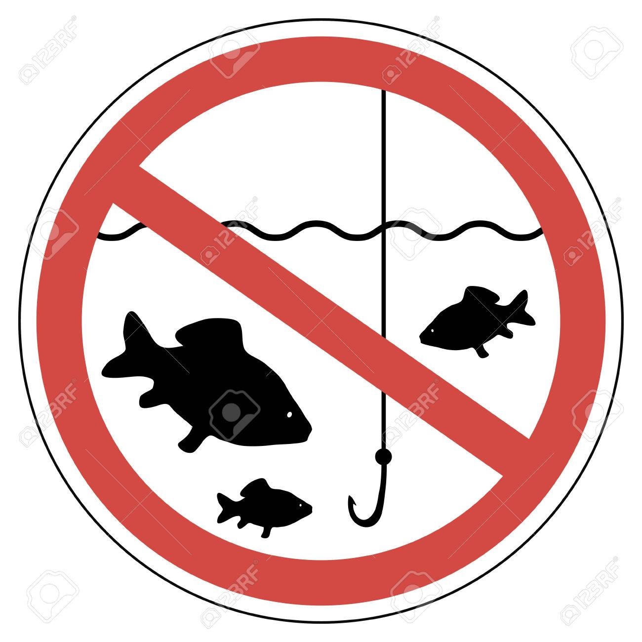 1300x1300 283 No Fishing Stock Vector Illustration And Royalty Free No