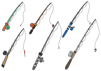 352x247 Fishing Rod Vector Free Vector Download 336209 Cannypic