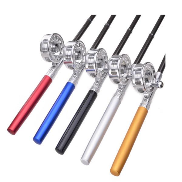 600x600 Best Mini Telescopic Pocket Aluminum Alloy Pen Fishing Rod Pole