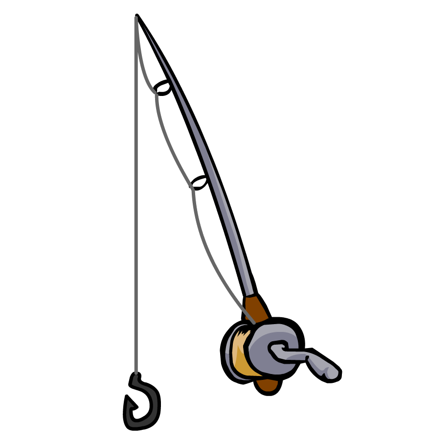 875x911 Hook Clipart Fishing Rod