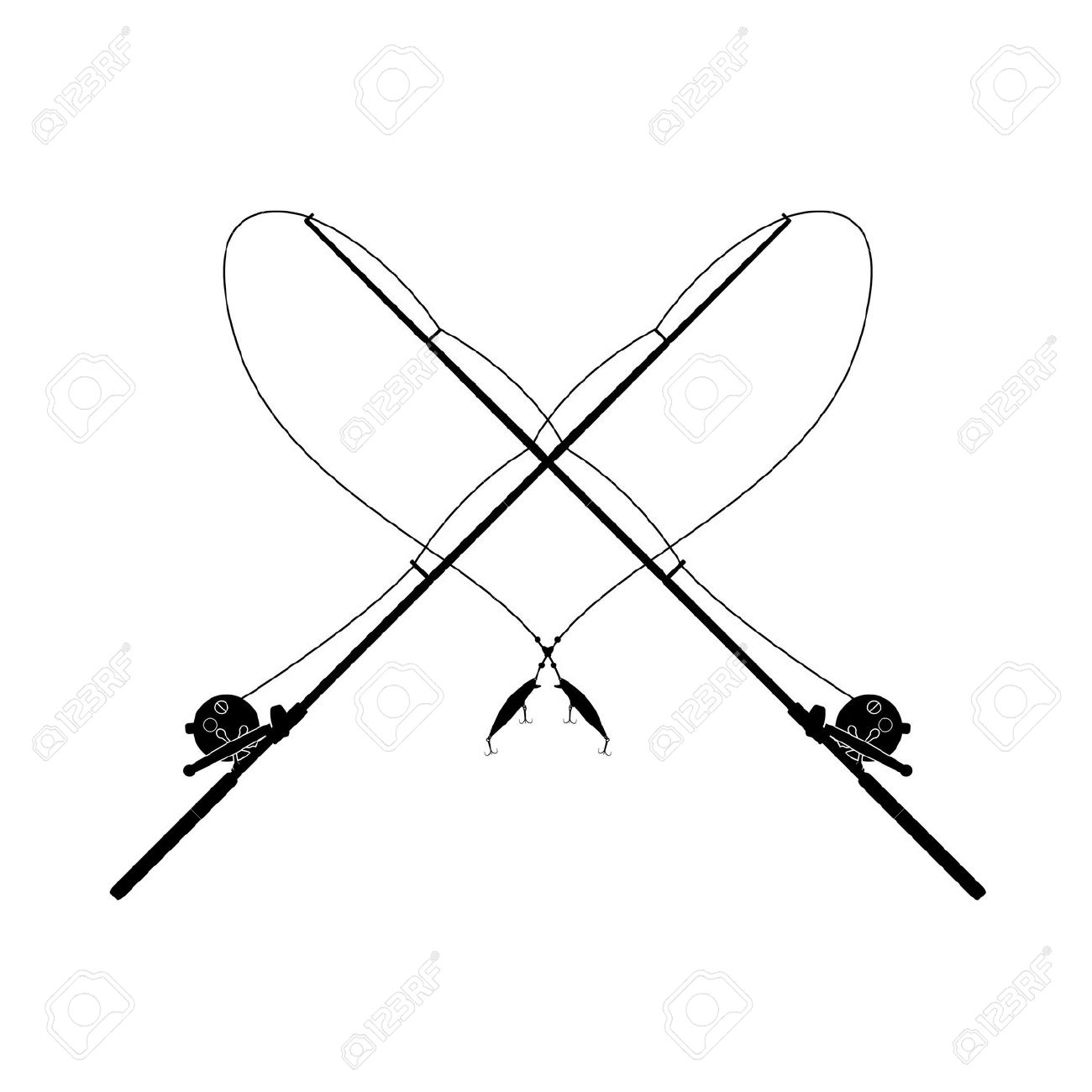 1300x1300 Vector Fishing Pole Clipart, Explore Pictures