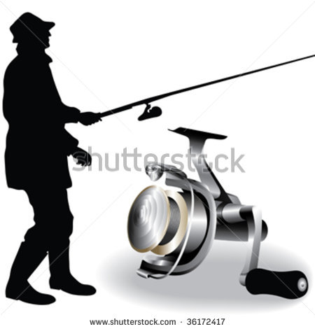 450x470 Fly Fishing Reel Clipart