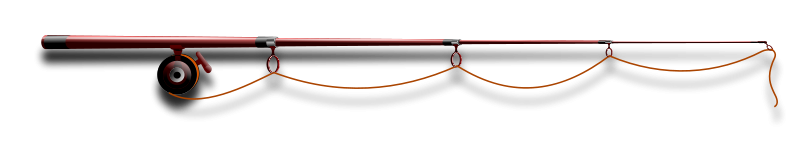 800x160 Fly Rod And Reel Clip Art