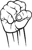 110x170 Clipart Of Revolution Fist K4839662