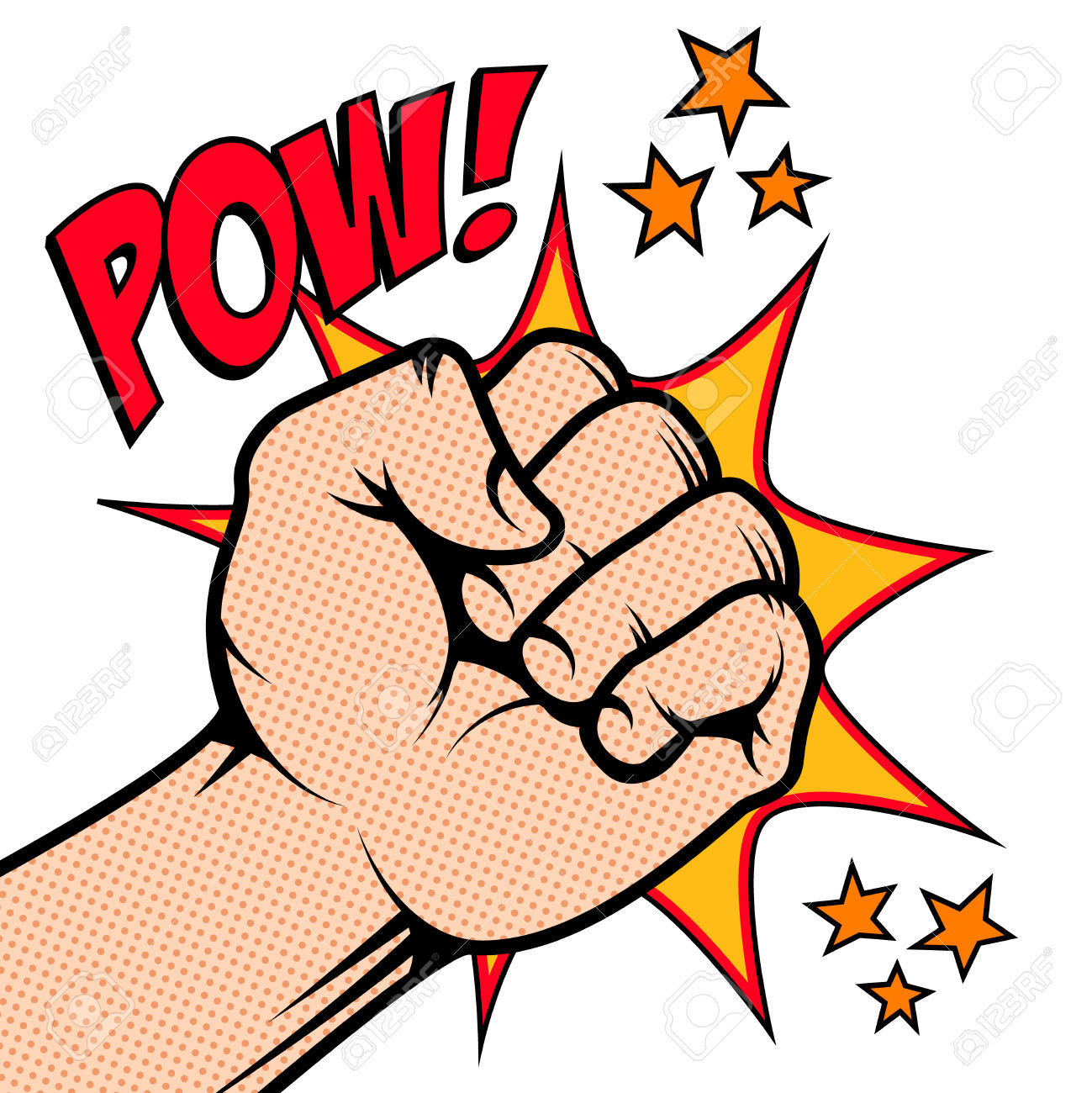 1299x1300 Fist Clipart Pow
