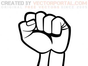 310x233 Raised Fist Clip Art Free Vectors Ui Download