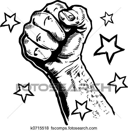 450x458 Stock Illustration Of The Fist K0715518