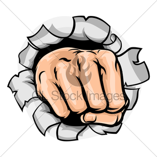325x325 Fist Cartoon Comic Book Style Gl Stock Images