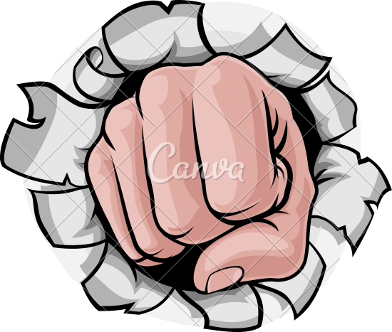 550x467 Fist Punching Knuckles