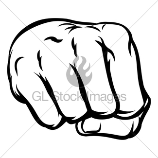 325x325 Cartoon Fist Gl Stock Images