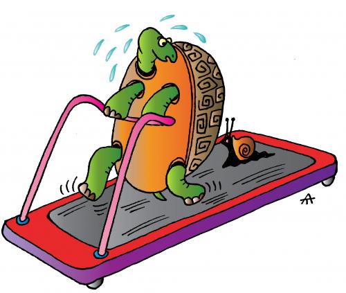 500x423 Runners By Alexei Talimonov Sports Cartoon Toonpool