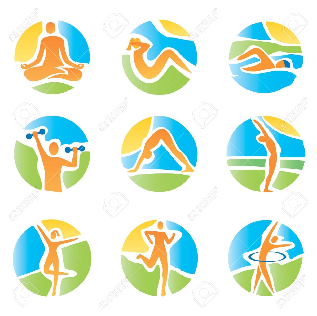 1300x1297 Abstract Clipart Fitness
