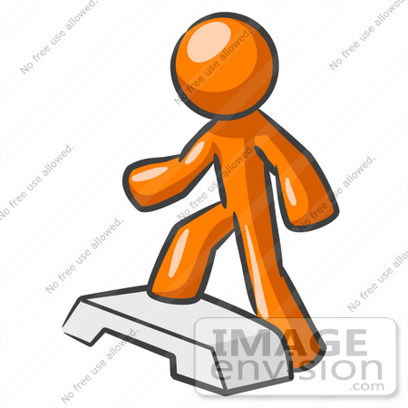 450x450 Cliprt Graphic Ofn Orange Guy Character Stepping Up Onto
