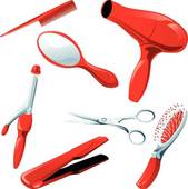 169x170 Clipart Of Hair Styling Necessities K3196162