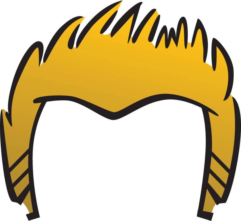 830x762 Blonde Clipart Just Hair