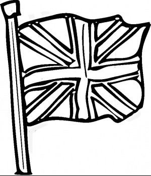 300x349 England Clipart Black And White