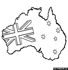 236x240 Australian Flag Clip Art Black White